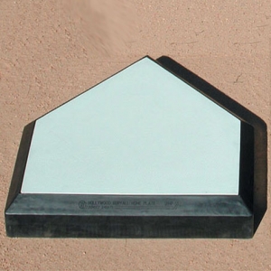 In-Ground Home Plate With Waffle Bottom